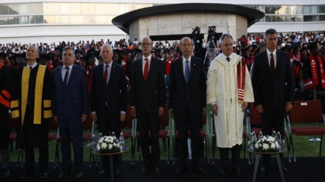 Cumhurbaşkanı Ersin Tatar, Uluslararası Kıbrıs Üniversitesi 2022-2023 Akademik Yılı Mezuniyet Töreni’ne katıldı