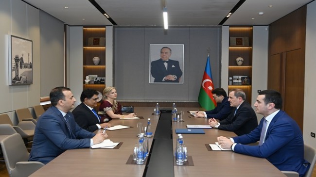 Bakan Ceyhun Bayramov’un BM Gıda ve Tarım Örgütü’nün Azerbaycan’daki yeni temsilcisi Muhammed Nasar Hayat ile görüşmesine ilişkin basın bilgisi