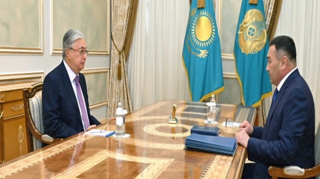 Devlet Başkanı, Milli Güvenlik Komitesi Başkanı Yermek Sagimbayev’i kabul etti