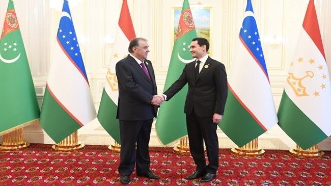Türkmenistan Devlet Başkanı Serdar Berdimuhamedov ile görüşme