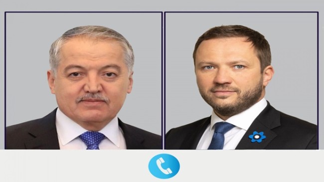 Telephone conversation between the Ministers of Foreign Affairs of the Republic of Tajikistan and the Republic of Estonia