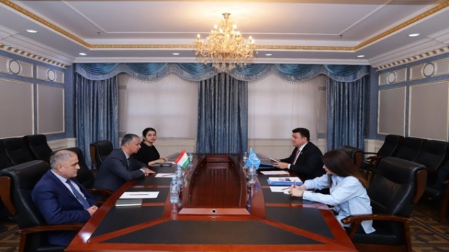 Meeting with the UNFAO Representative in Tajikistan