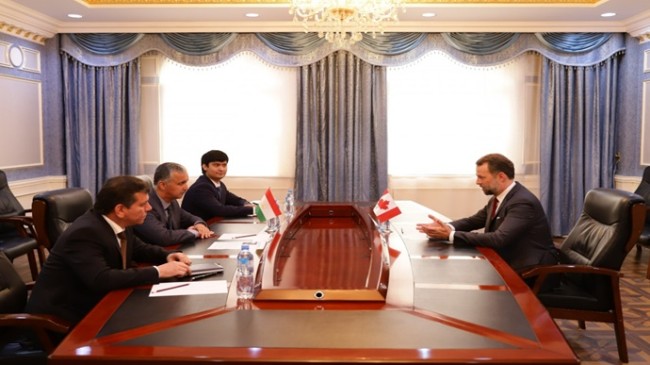 Bakan Birinci Yardımcısının Kanada’nın Tacikistan Büyükelçisi ile görüşmesi