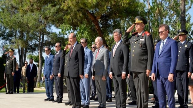 Cumhurbaşkanı Ersin Tatar, 15 Temmuz Demokrasi ve Milli Birlik Anma Günü etkinlikleri kapsamında düzenlenen anma töreninde konuştu: