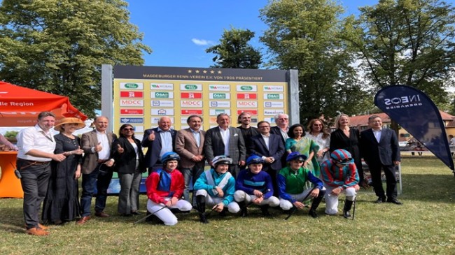 Presentation of Tajikistan at a sports event in Magdeburg