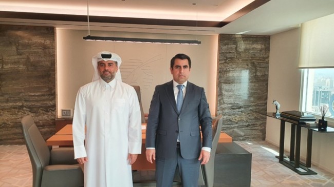 Meeting of the Ambassador with the GCEO of Qatar Airways