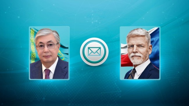 Kassym-Jomart Tokayev, Çek Cumhuriyeti’nin Bağımsızlık Günü dolayısıyla Cumhurbaşkanı Petr Pavel’i tebrik etti