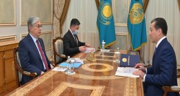 Глава государства принял министра экологии, геологии и природных ресурсов Сериккали Брекешева