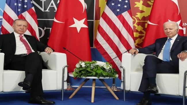 Cumhurbaşkanı Erdoğan, ABD Başkanı Biden ile görüştü