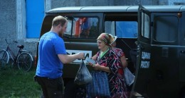 «Единая Россия» доставила гуманитарную помощь в Изюм и Белый колодец Харьковской области