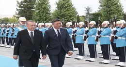 Slovenya Cumhurbaşkanı Pahor Cumhurbaşkanlığı Külliyesinde
