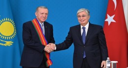 Касым-Жомарт Токаев наградил Президента Турции Реджепа Тайипа Эрдогана орденом «Достық» I степени