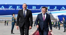 Президент Азербайджана Ильхам Алиев прибыл в Кыргызстан с государственным визитом
