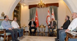 Cumhurbaşkanı Ersin Tatar, Kuzey Kıbrıs Futbol Antrenörleri Derneği yeni yönetimini kabul etti: