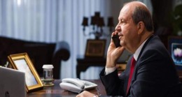 Cumhurbaşkanı Ersin Tatar, Türkiye Cumhuriyeti Cumhurbaşkanı Recep Tayyip Erdoğan’la telefon görüşmesi gerçekleştirdi: