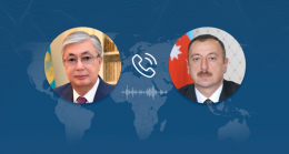 Глава государства Касым-Жомарт Токаев провел телефонный разговор с Президентом Азербайджана Ильхамом Алиевым