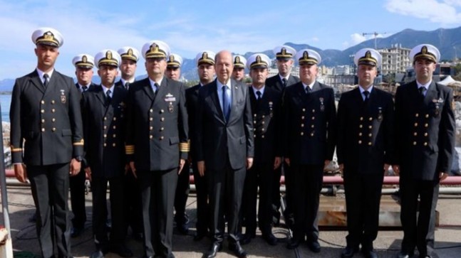 Cumhurbaşkanı Ersin Tatar, Sahil Güvenlik Komutanlığı’na tedarik edilen botların hizmete giriş törenine katıldı