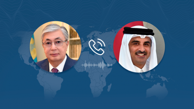 President Kassym-Jomart Tokayev had a telephone conversation with Amir of the State of Qatar Sheikh Tamim bin Hamad Al Thani