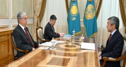 Президент принял председателя президиума НПП «Атамекен» Раимбека Баталова