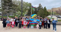 Kanadanın Regina şəhərində Azərbaycan bayrağı qaldırılıb