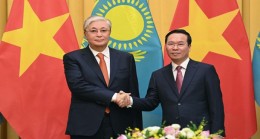 Devlet başkanı, Vietnam Devlet Başkanı Vo Van Thuong ile görüştü