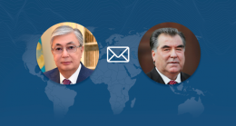 Kassym-Jomart Tokayev, Tacikistan Cumhurbaşkanı’na tebrik telgrafı gönderdi
