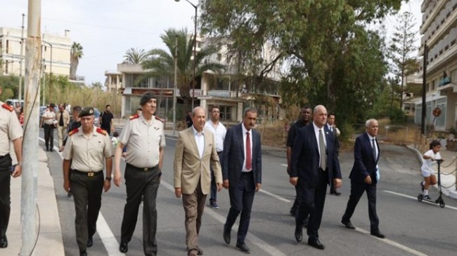 Cumhurbaşkanı Ersin Tatar, açılımının üçüncü yıl dönümünde Maraş’ı ziyaret etti