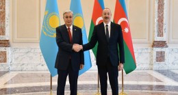İlham Əliyev Qazaxıstan Prezidenti Kasım-Jomart Tokayev ilə görüşüb
