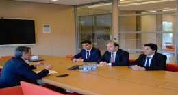 Büyükelçinin Azerbaycan ADA Üniversitesi Rektör Yardımcısı ile görüşmesi