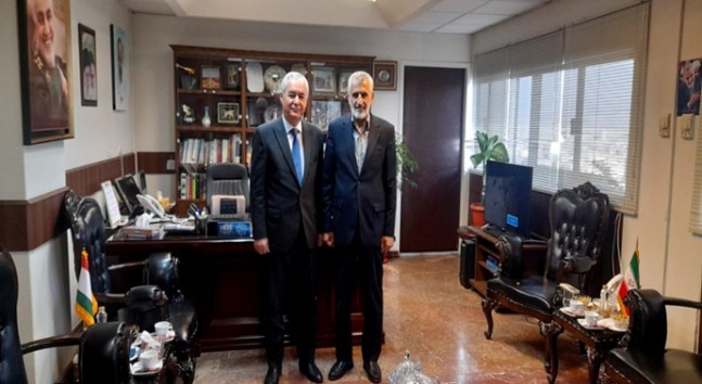 Büyükelçinin İran İçişleri Bakan Yardımcısı ile görüşmesi