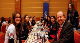 Cumhurbaşkanı Ersin Tatar, satranç turnuvasının açılışına katıldı