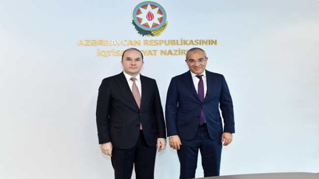 Meeting of Ambassador with the Minister of Economy of the Republic of Azerbaijan