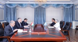 Dışişleri Bakanının Tacikistan’daki BM Mukim Koordinatörüyle Görüşmesi