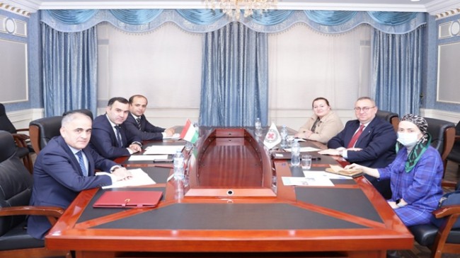 Meeting of Deputy Minister of Foreign Affairs with the Head of Mission of the International Committee of Red Cross (ICRC) in Tajikistan