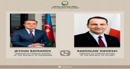 Bakan Jeyhun Bayramov ile Polonya Dışişleri Bakanı Radoslav Sikorski arasındaki telefon görüşmesine ilişkin basın bilgisi