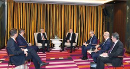 İlham Aliyev ve Almanya Doğu İşadamları Derneği İcra Direktörü ile görüşme yapıldı