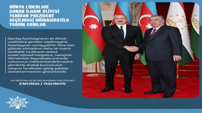 Tacikistan Respublikasının Prezidenti Emoməli Rəhmondan