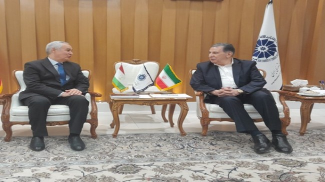İran Ticaret, Sanayi, Maden ve Tarım Odası Başkanı ile Toplantı