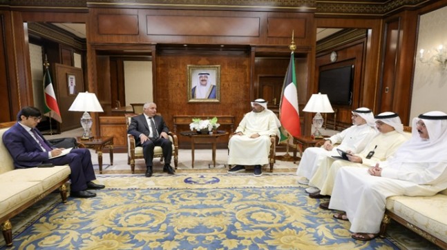 Büyükelçinin Kuveyt Devleti Dışişleri Bakanı ile görüşmesi