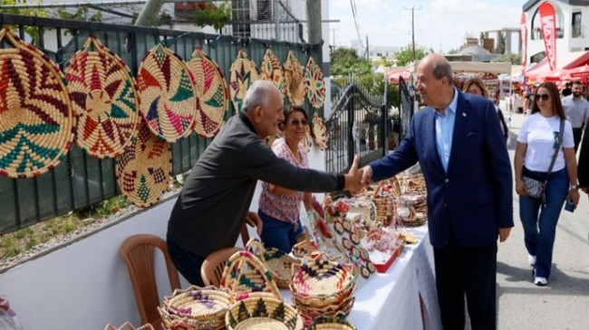 Cumhurbaşkanı Ersin Tatar, Kalavaç Kültür ve Sanat Festivaline katıldı