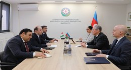 Büyükelçinin Azerbaycan Ekoloji ve Doğal Kaynaklar Bakanı ile görüşmesi