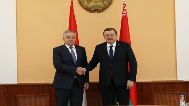 Встреча глав МИД Таджикистана и Беларуси