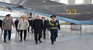Глава государства принял участие в церемонии открытия авиабазы Национальной гвардии